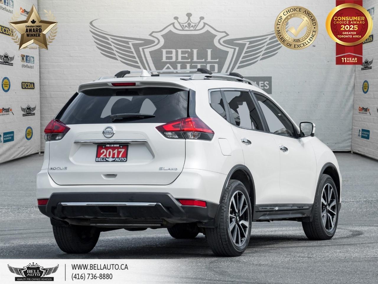2017 Nissan Rogue SL Platinum | 360CAMERA | BOSESOUND | PARKASSIST | HEATED&POWERSEATS | PANORAMICROOF | NOACCIDENT Toronto ON