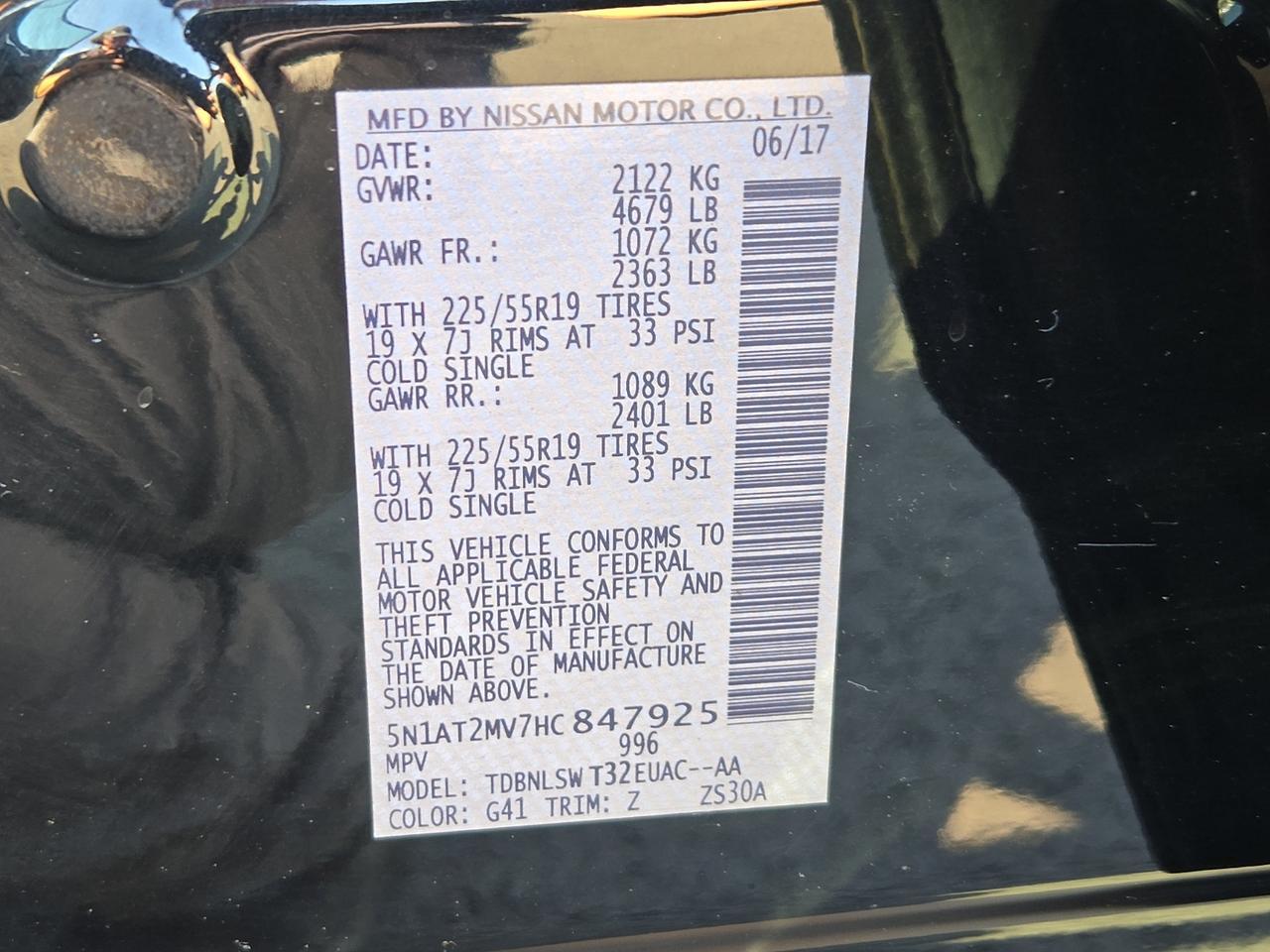 2017 Nissan Rogue SL Vineland NJ