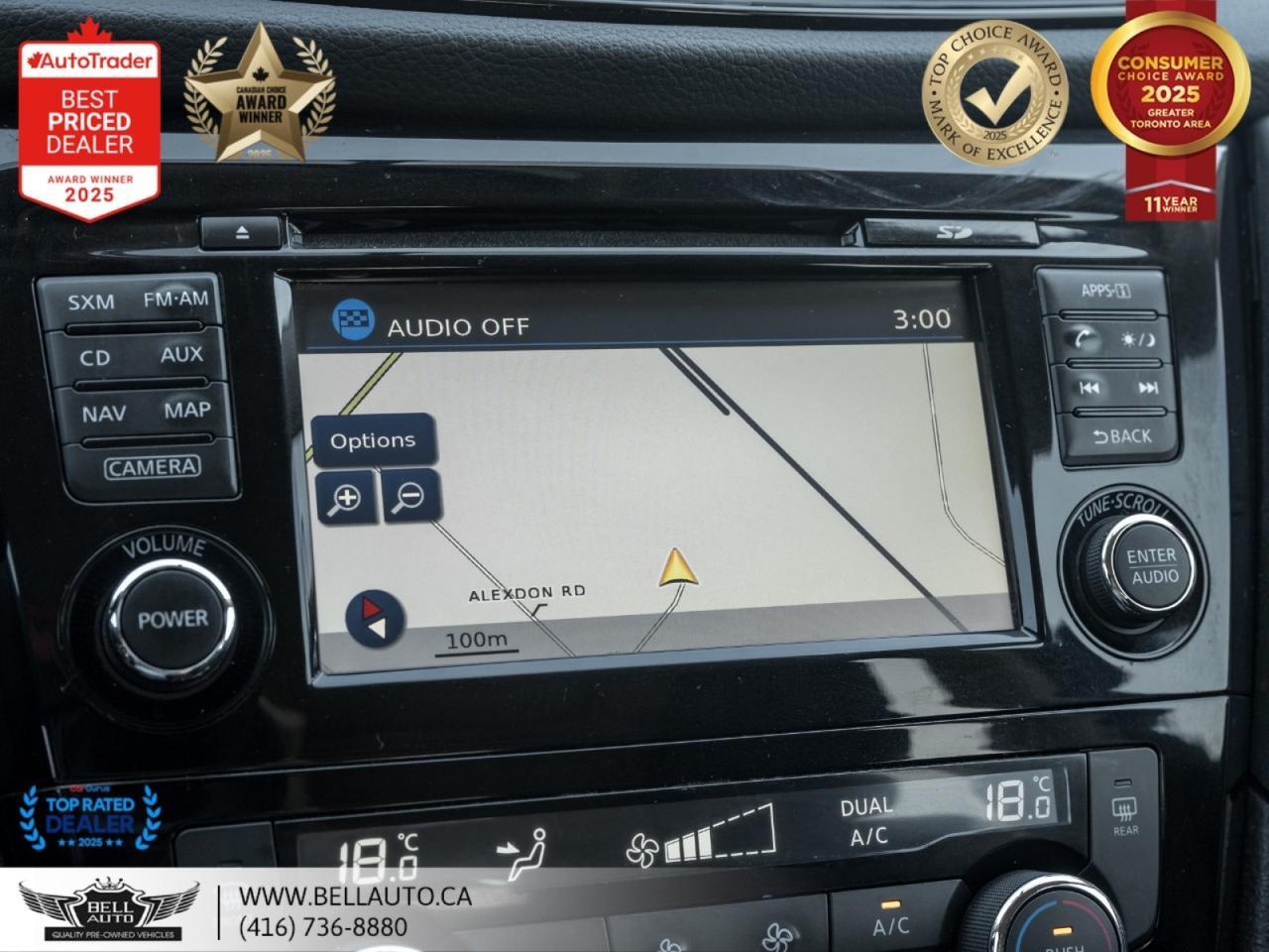 2017 Nissan Rogue SV | AWD | NAVI | 360CAM | PANO | PWR&HTD SEAT | KEYLESS Toronto ON
