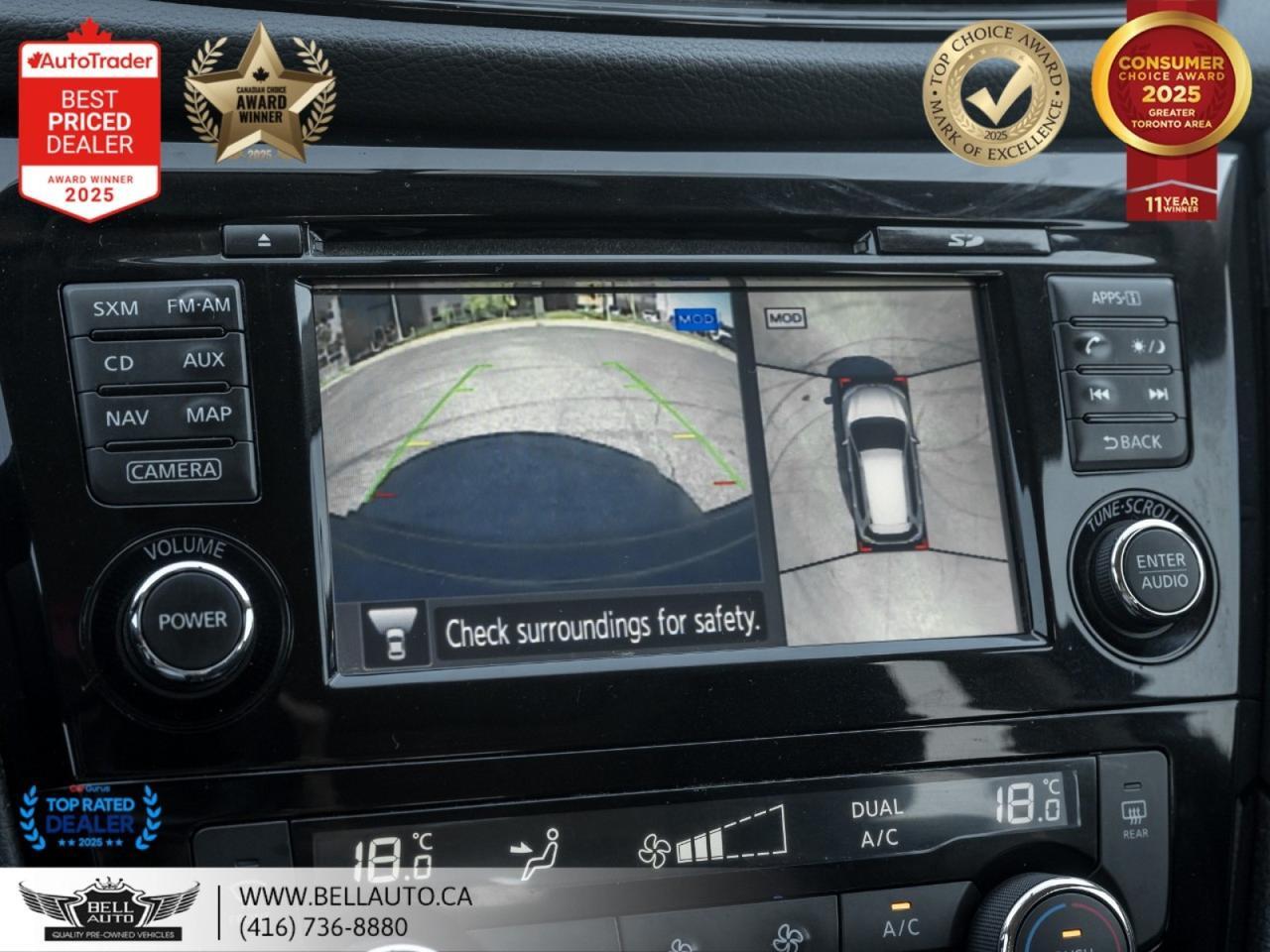 2017 Nissan Rogue SV | AWD | NAVI | 360CAM | PANO | PWR&HTD SEAT | KEYLESS Toronto ON