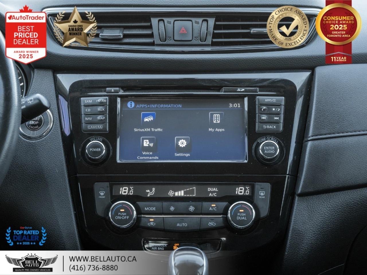 2017 Nissan Rogue SV | AWD | NAVI | 360CAM | PANO | PWR&HTD SEAT | KEYLESS Toronto ON