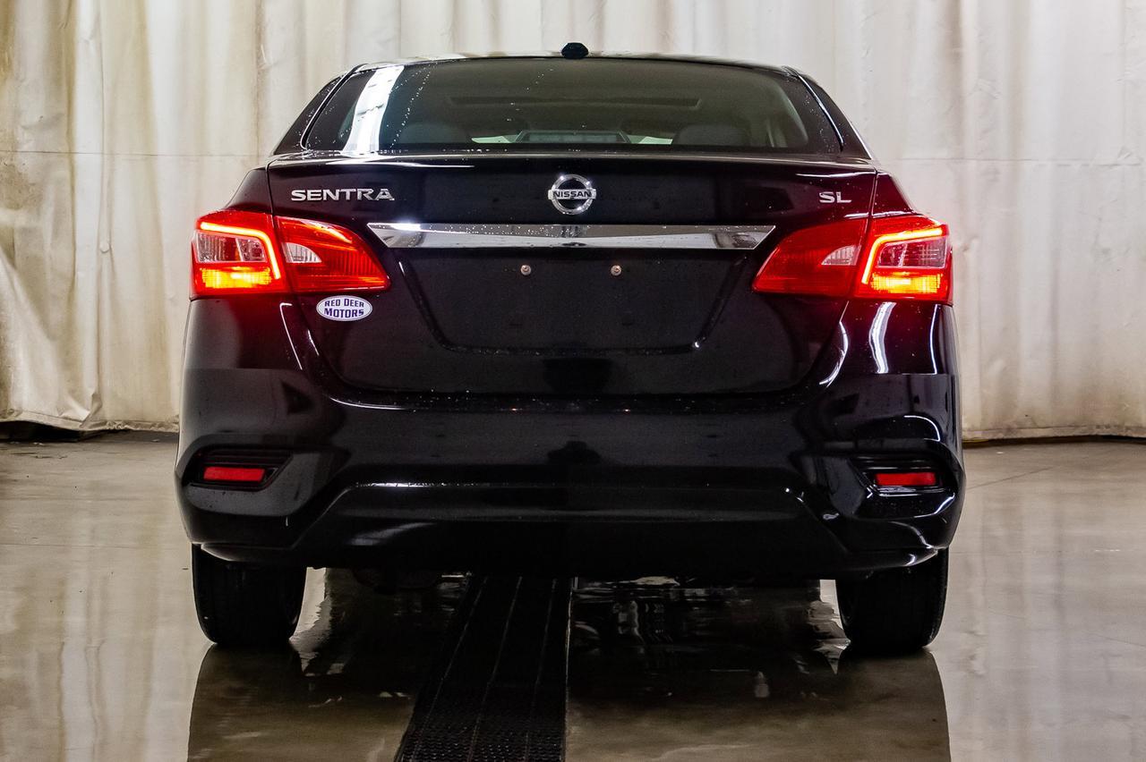 2017 Nissan Sentra SL Leather Roof Nav BCam Red Deer AB