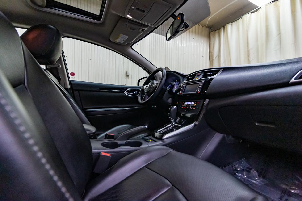 2017 Nissan Sentra SL Leather Roof Nav BCam Red Deer AB