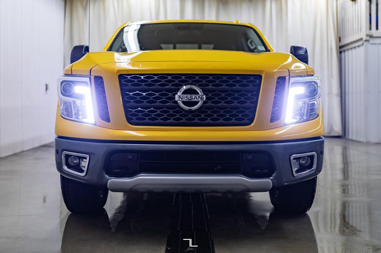 2017 Nissan Titan 4x4 Crew Cab Pro-4X Leather Nav BCam Red Deer AB