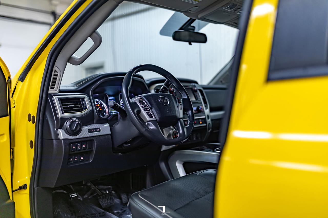 2017 Nissan Titan 4x4 Crew Cab Pro-4X Leather Nav BCam Red Deer AB