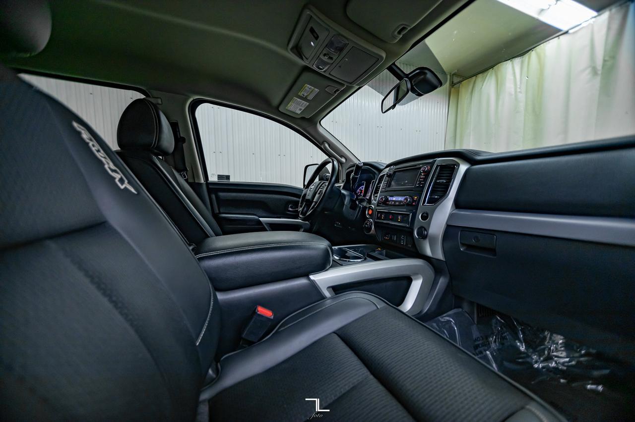 2017 Nissan Titan 4x4 Crew Cab Pro-4X Leather Nav BCam Red Deer AB