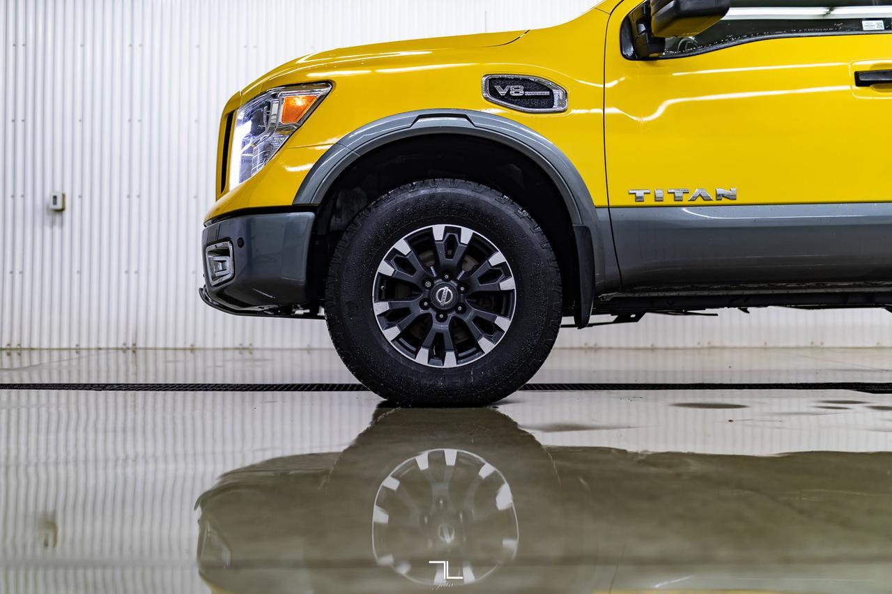 2017 Nissan Titan 4x4 Crew Cab Pro-4X Leather Nav BCam Red Deer AB