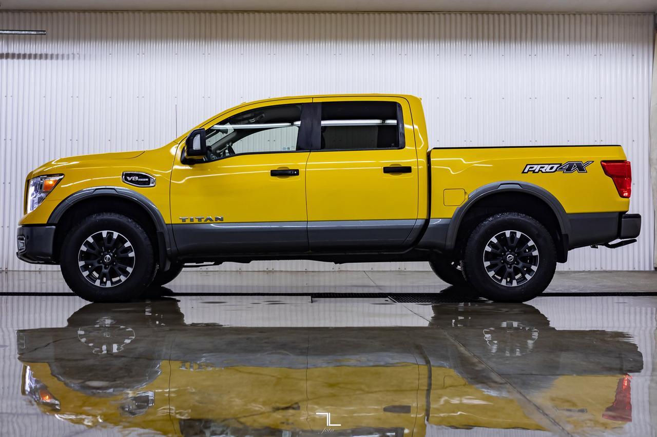 2017 Nissan Titan 4x4 Crew Cab Pro-4X Leather Nav BCam Red Deer AB