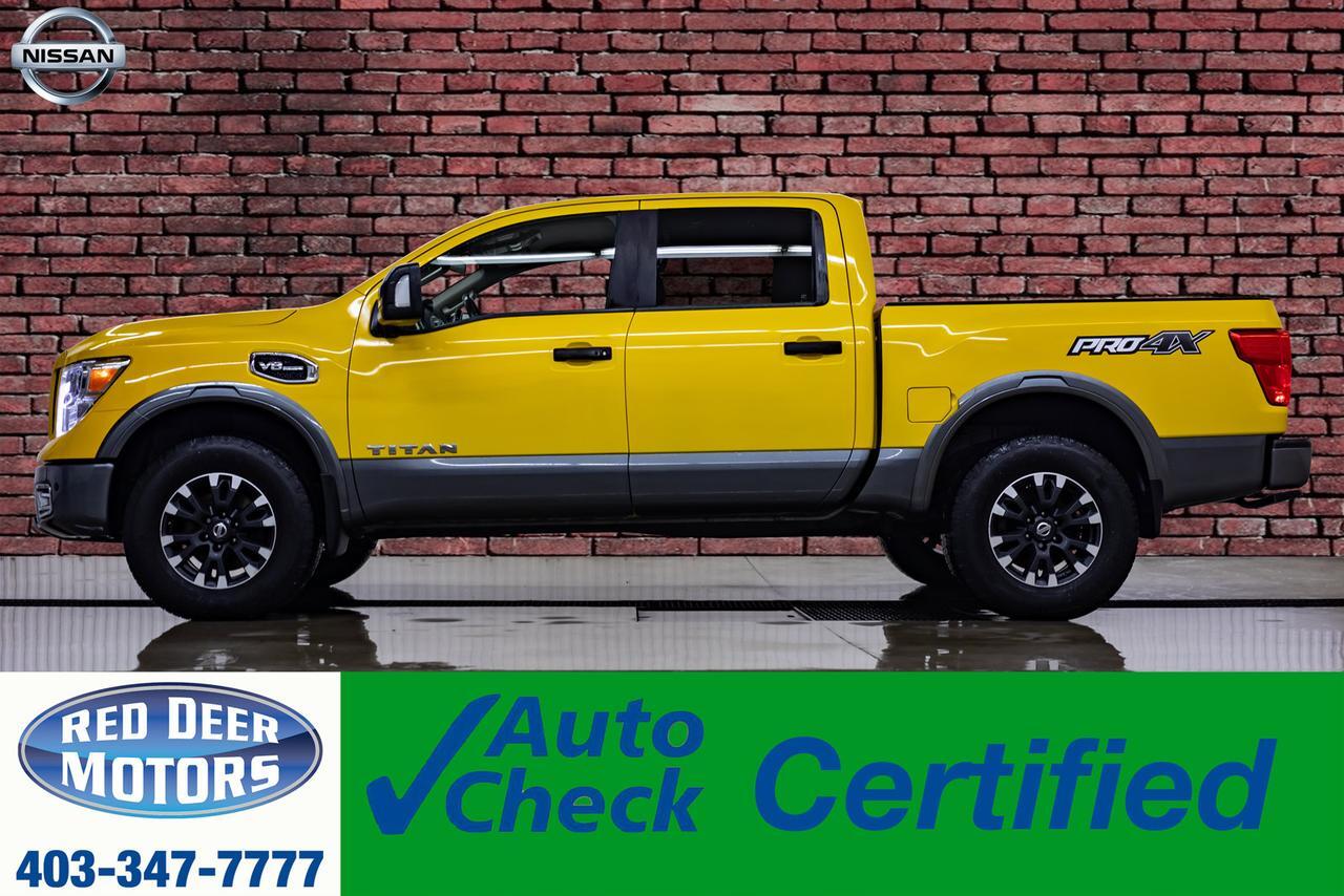 2017 Nissan Titan 4x4 Crew Cab Pro-4X Leather Nav BCam