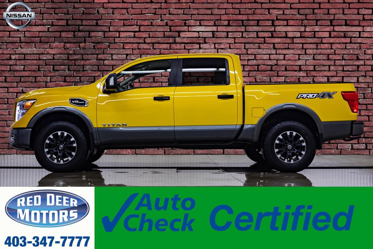 2017 Nissan Titan 4x4 Crew Cab Pro-4X Leather Nav BCam
