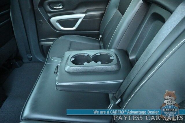 2017 Nissan Titan PRO-4X / 4X4 / 5.6L V8 / Crew Cab / Power & Heated Leather Seats / Rockford Fosgate Speakers / NAV / Blind Spot / Bluetooth / Back Up Camera / Keyless Entry & Start / Tonneau Cover / Bed Liner / Tow Pkg Anchorage AK