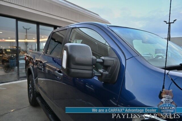 2017 Nissan Titan PRO-4X / 4X4 / 5.6L V8 / Crew Cab / Power & Heated Leather Seats / Rockford Fosgate Speakers / NAV / Blind Spot / Bluetooth / Back Up Camera / Keyless Entry & Start / Tonneau Cover / Bed Liner / Tow Pkg Anchorage AK