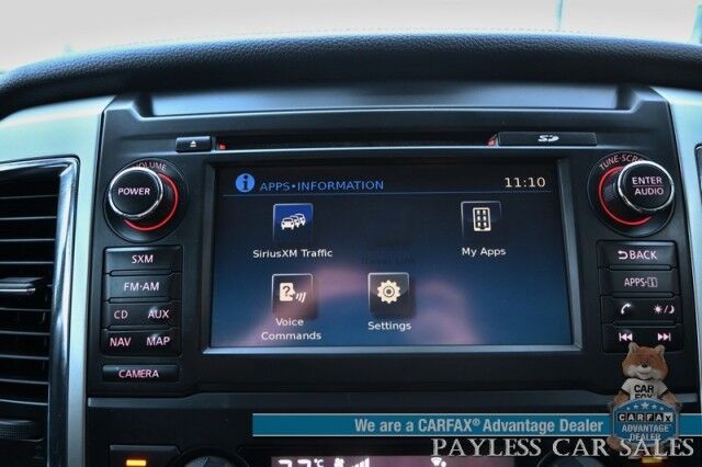 2017 Nissan Titan PRO-4X / 4X4 / 5.6L V8 / Crew Cab / Power & Heated Leather Seats / Rockford Fosgate Speakers / NAV / Blind Spot / Bluetooth / Back Up Camera / Keyless Entry & Start / Tonneau Cover / Bed Liner / Tow Pkg Anchorage AK