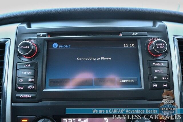 2017 Nissan Titan PRO-4X / 4X4 / 5.6L V8 / Crew Cab / Power & Heated Leather Seats / Rockford Fosgate Speakers / NAV / Blind Spot / Bluetooth / Back Up Camera / Keyless Entry & Start / Tonneau Cover / Bed Liner / Tow Pkg Anchorage AK