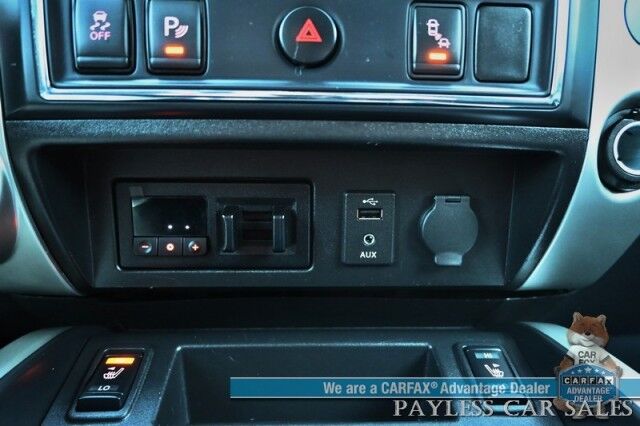 2017 Nissan Titan PRO-4X / 4X4 / 5.6L V8 / Crew Cab / Power & Heated Leather Seats / Rockford Fosgate Speakers / NAV / Blind Spot / Bluetooth / Back Up Camera / Keyless Entry & Start / Tonneau Cover / Bed Liner / Tow Pkg Anchorage AK