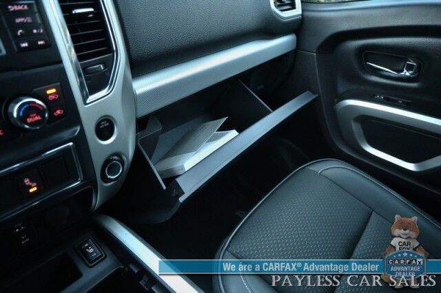 2017 Nissan Titan PRO-4X / 4X4 / 5.6L V8 / Crew Cab / Power & Heated Leather Seats / Rockford Fosgate Speakers / NAV / Blind Spot / Bluetooth / Back Up Camera / Keyless Entry & Start / Tonneau Cover / Bed Liner / Tow Pkg Anchorage AK