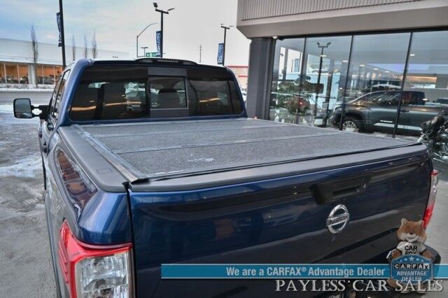 2017 Nissan Titan PRO-4X / 4X4 / 5.6L V8 / Crew Cab / Power & Heated Leather Seats / Rockford Fosgate Speakers / NAV / Blind Spot / Bluetooth / Back Up Camera / Keyless Entry & Start / Tonneau Cover / Bed Liner / Tow Pkg Anchorage AK