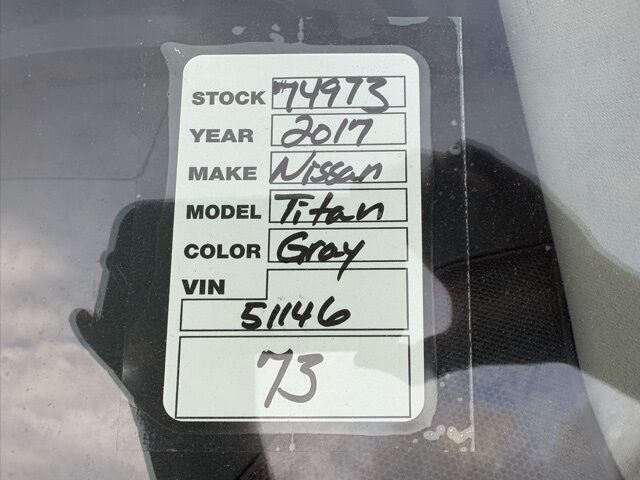 2017 Nissan Titan S Jacksonville FL