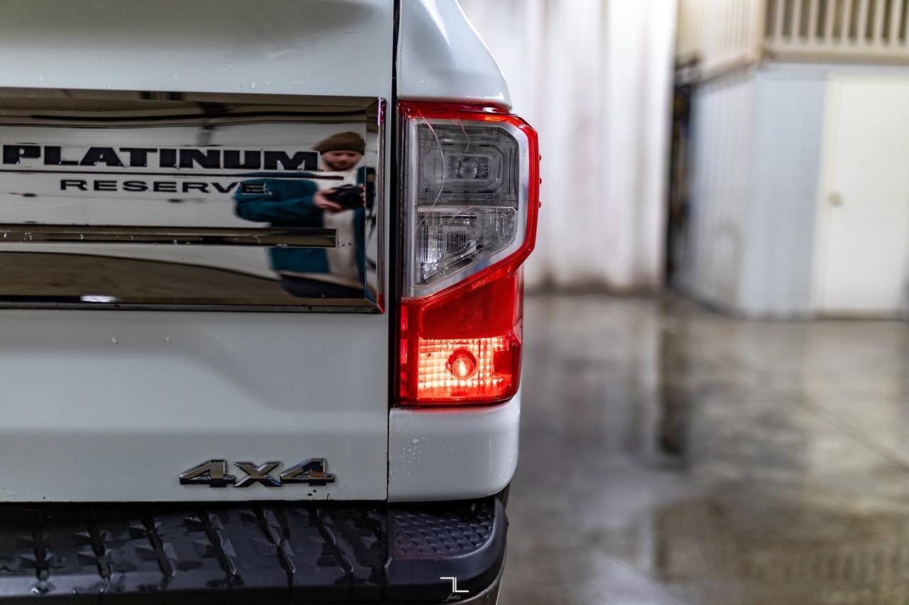 2017 Nissan Titan XD 4x4 Crew Cab Platinum Reserve Diesel Leather Roof Nav Red Deer AB