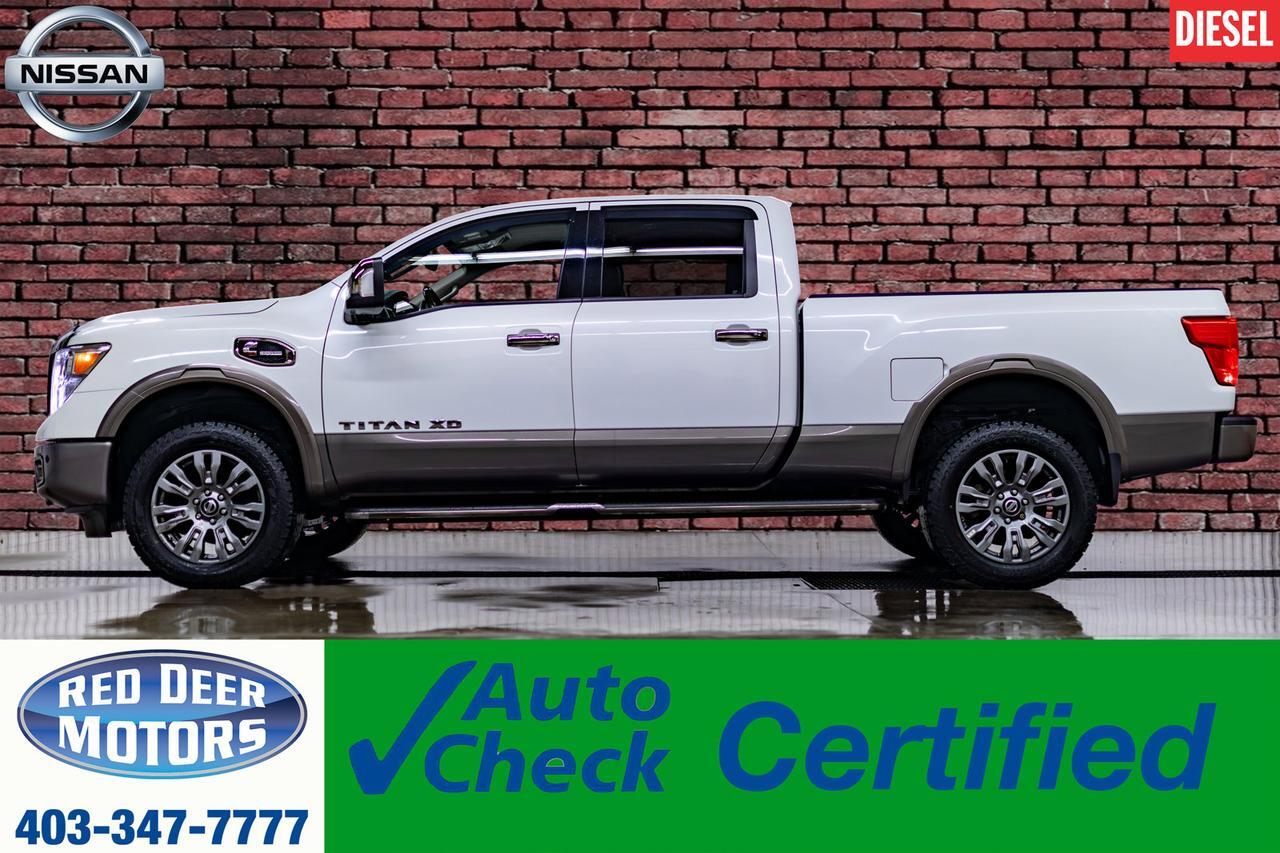 2017 Nissan Titan XD 4x4 Crew Cab Platinum Reserve Diesel Leather Roof Nav