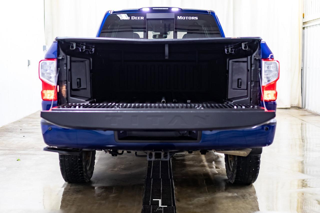 2017 Nissan Titan XD 4x4 Crew Cab Platinum Reserve Leather Roof Nav Red Deer AB
