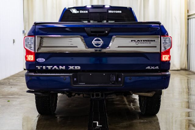 2017 Nissan Titan XD 4x4 Crew Cab Platinum Reserve Leather Roof Nav Red Deer AB