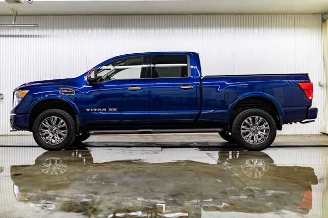 2017 Nissan Titan XD 4x4 Crew Cab Platinum Reserve Leather Roof Nav Red Deer AB