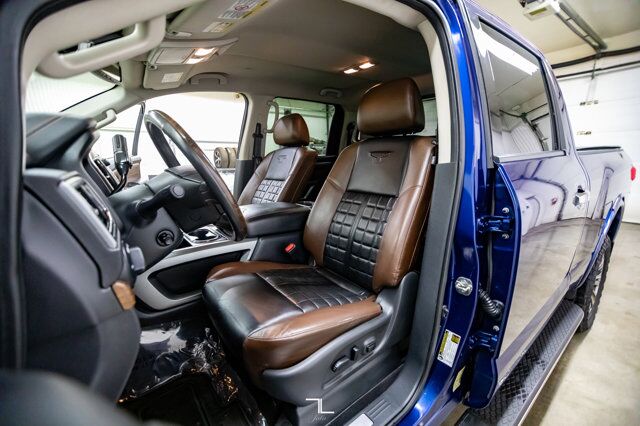 2017 Nissan Titan XD 4x4 Crew Cab Platinum Reserve Leather Roof Nav Red Deer AB