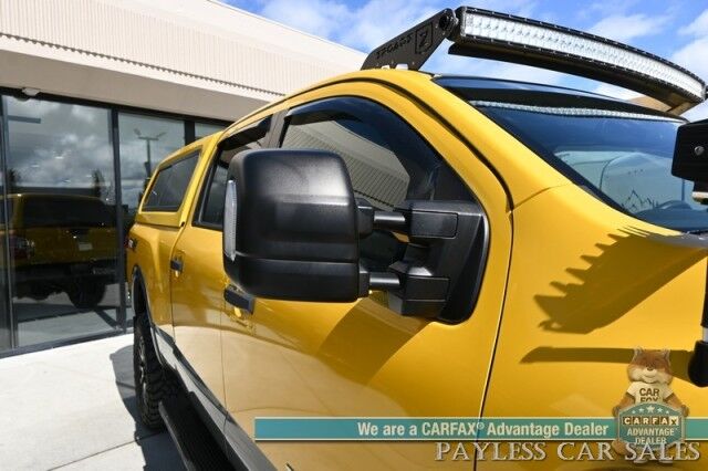 2017 Nissan Titan XD PRO-4X / 4X4 / Turbo Diesel / Convenience Pkg / Crew Cab / Auto Start / Front & Rear Heated Leather Seats / Heated Steering / NAV / Rockford Fosgate Audio / Bluetooth / Westin HDX Guard / Only 35K Miles / Tow Pkg Anchorage AK