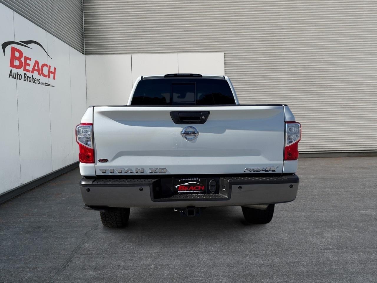 2017 Nissan Titan XD PRO-4X, BLUETOOTH, NAVIGATION, TOWING PACKAGE, BACKUP CAMERA, RUNNING BOARDS, BLIND SPOT ALERT, KEYLESS ENTRY, TOW HOOKS, CLEAN CARFAX, READY TO TOW ANYTHING! Norfolk VA