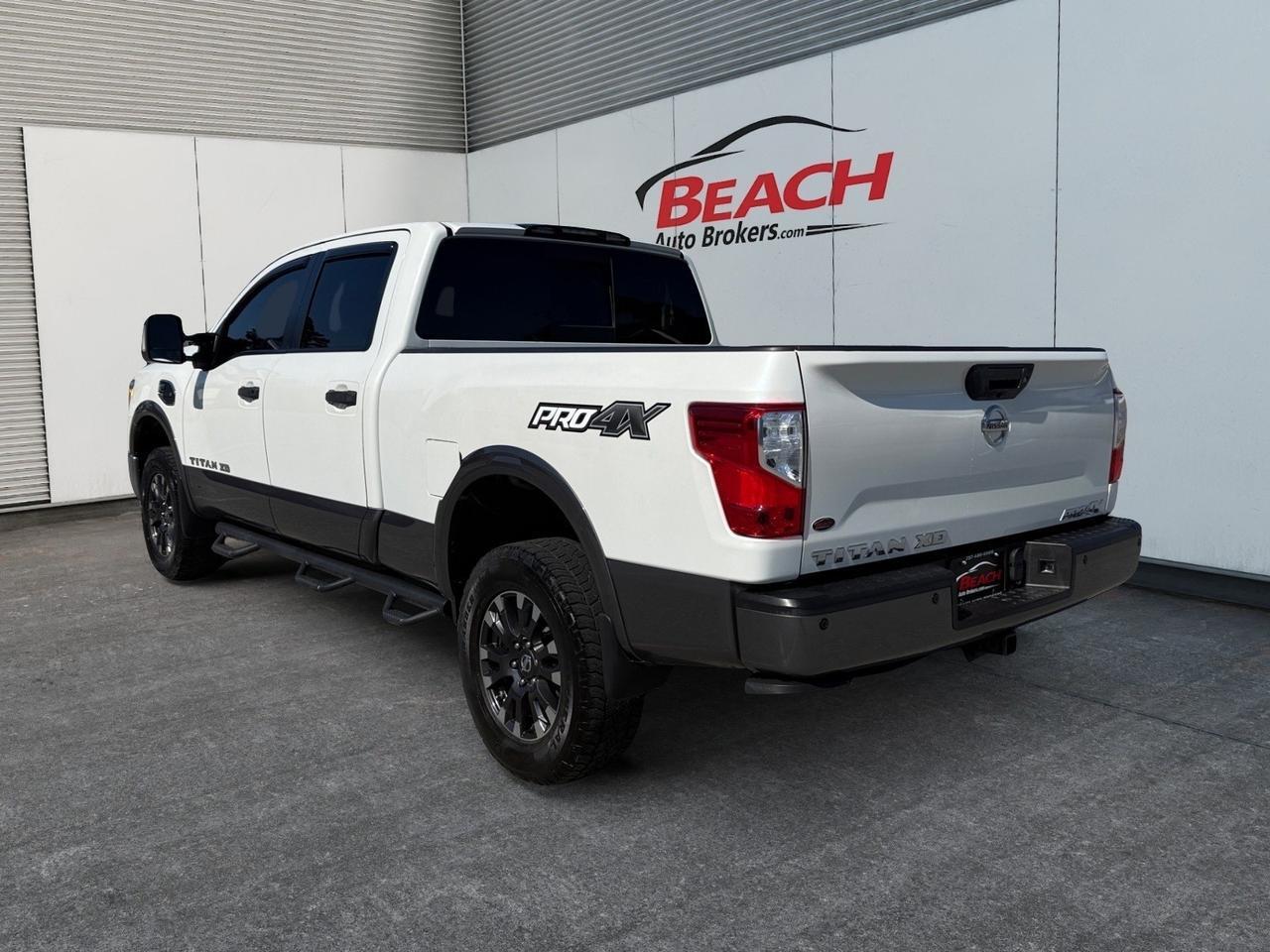 2017 Nissan Titan XD PRO-4X, BLUETOOTH, NAVIGATION, TOWING PACKAGE, BACKUP CAMERA, RUNNING BOARDS, BLIND SPOT ALERT, KEYLESS ENTRY, TOW HOOKS, CLEAN CARFAX, READY TO TOW ANYTHING! Norfolk VA