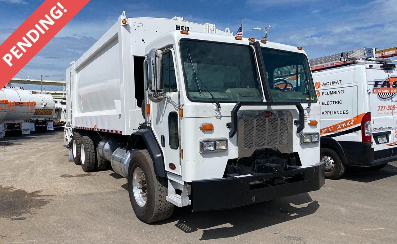 2017 Peterbilt 320 32 Yard heil Dura Pack 5000 Rear Loader Garbage Truck Tampa FL