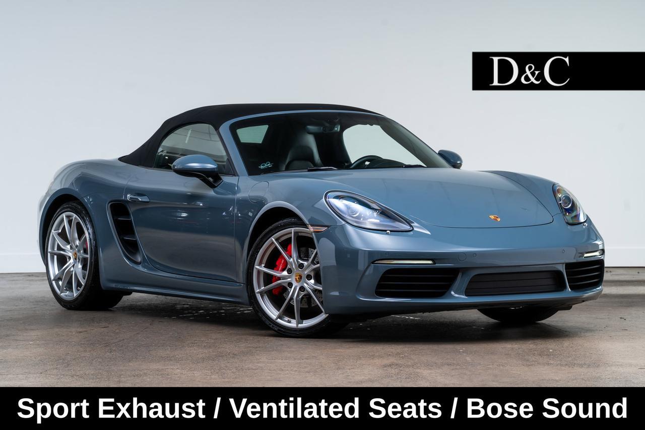 2017 Porsche 718 Boxster S Sport Exhaust / Ventilated Seats