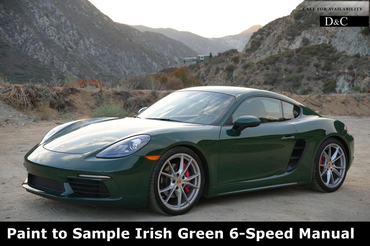 2017 Porsche 718 Cayman S Paint to Sample Irish Green 6-Speed Manual Portland OR