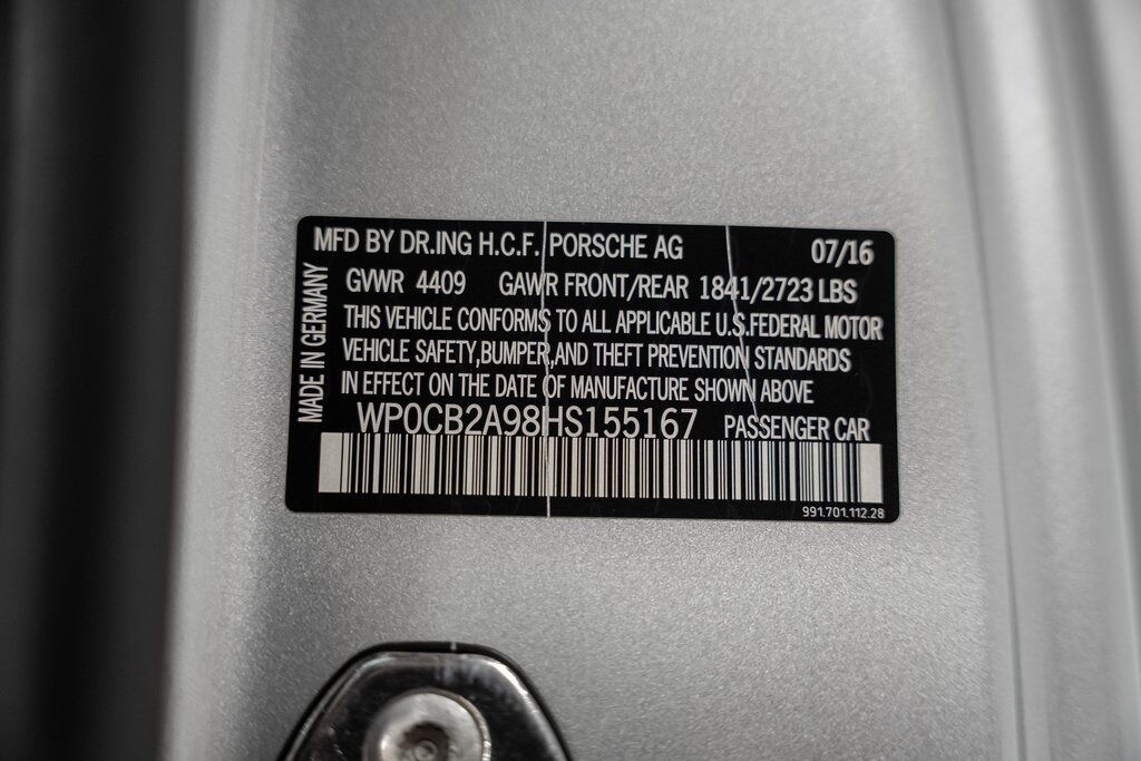 2017 Porsche 911 Carrera 4S Ft Lauderdale FL