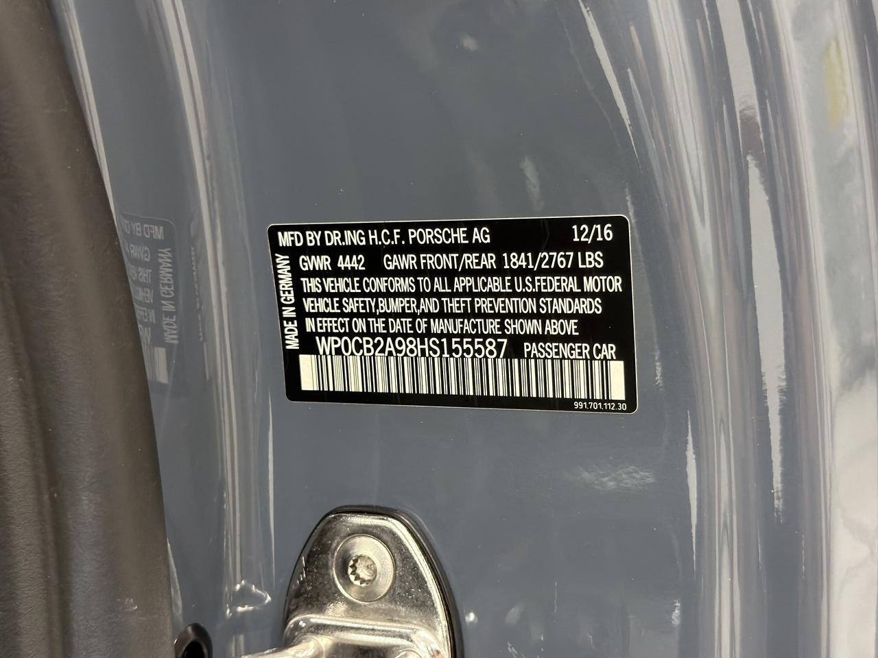 2017 Porsche 911 Carrera 4S Newark DE