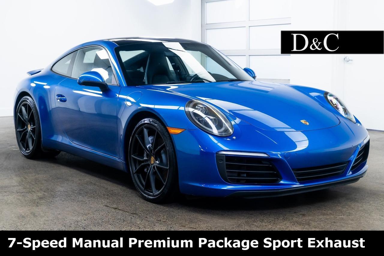 2017 Porsche 911 Carrera 7-Speed Manual Premium Package Sport Exhaust Portland OR