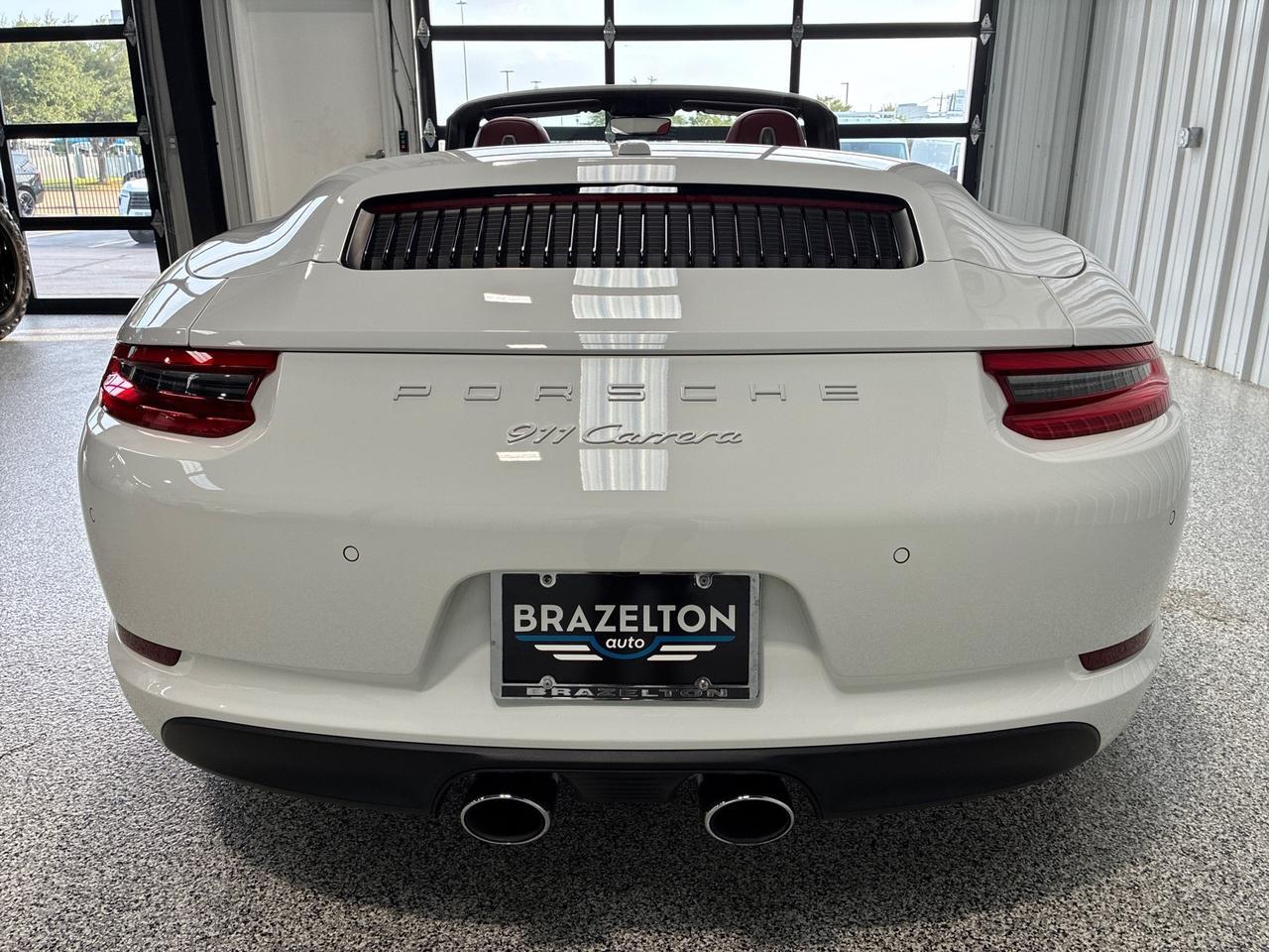 2017 Porsche 911 Carrera, Cabriolet, Leather, Sport Exhaust, Sport Chrono, PDK, Premium Pkg Plus, w/ 14-Way Seats Bose, Houston TX