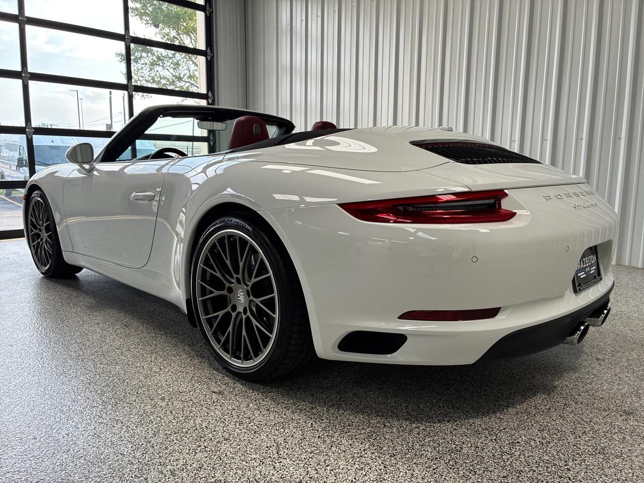 2017 Porsche 911 Carrera, Cabriolet, Leather, Sport Exhaust, Sport Chrono, PDK, Premium Pkg Plus, w/ 14-Way Seats Bose, Houston TX