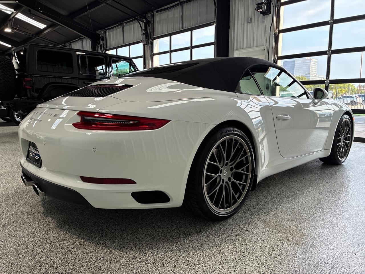 2017 Porsche 911 Carrera, Cabriolet, Leather, Sport Exhaust, Sport Chrono, PDK, Premium Pkg Plus, w/ 14-Way Seats Bose, Houston TX