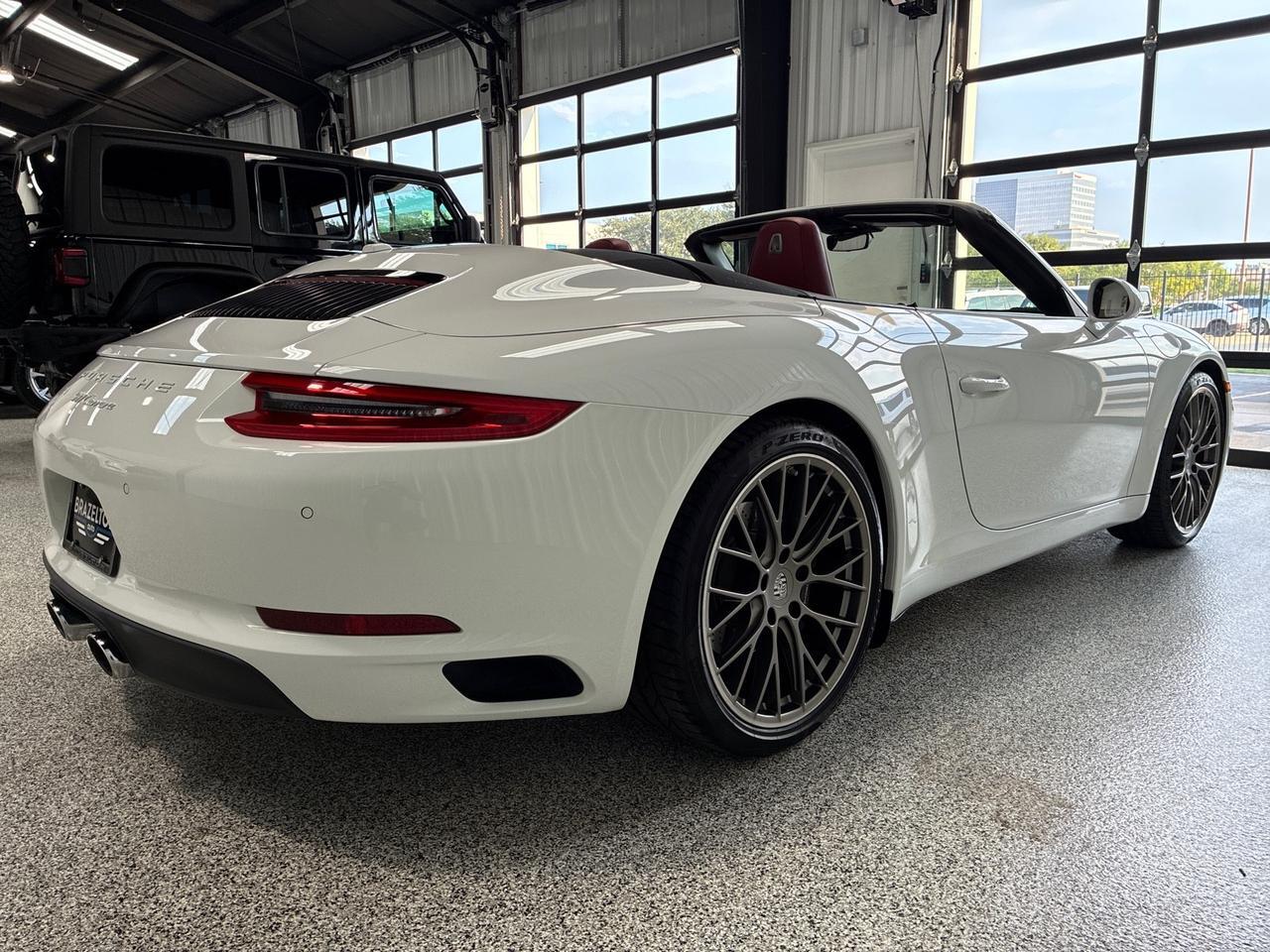 2017 Porsche 911 Carrera, Cabriolet, Leather, Sport Exhaust, Sport Chrono, PDK, Premium Pkg Plus, w/ 14-Way Seats Bose, Houston TX