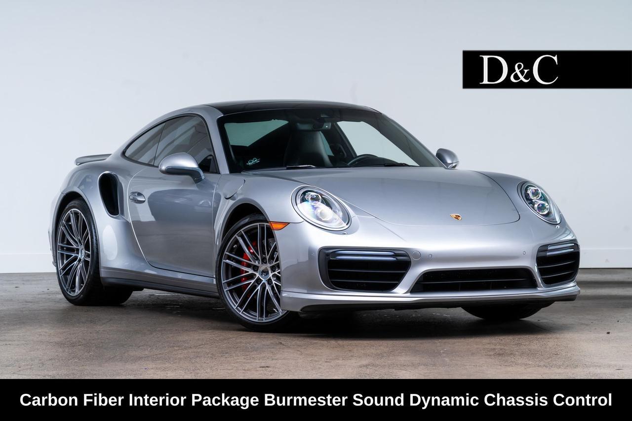 2017 Porsche 911 Turbo Carbon Fiber Interior Package Burmester Sound