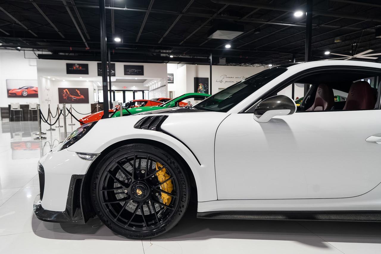 2017 Porsche 911 Turbo S GT2 RS BODY KIT! Carrara White paint, Bordeaux Red interior, Burmester audio AND MUCH MORE!! Fort Lauderdale FL