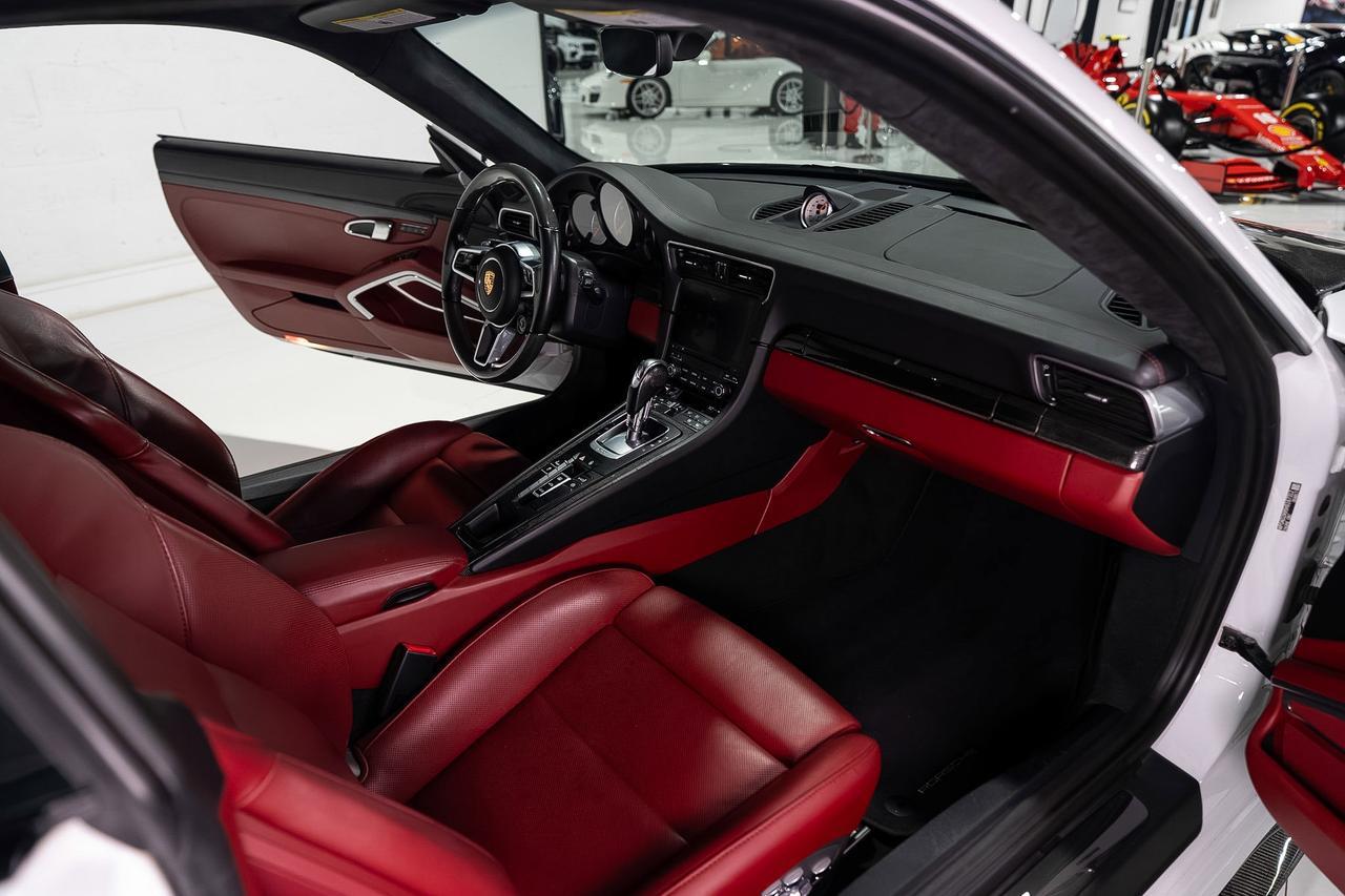 2017 Porsche 911 Turbo S GT2 RS BODY KIT! Carrara White paint, Bordeaux Red interior, Burmester audio AND MUCH MORE!! Fort Lauderdale FL