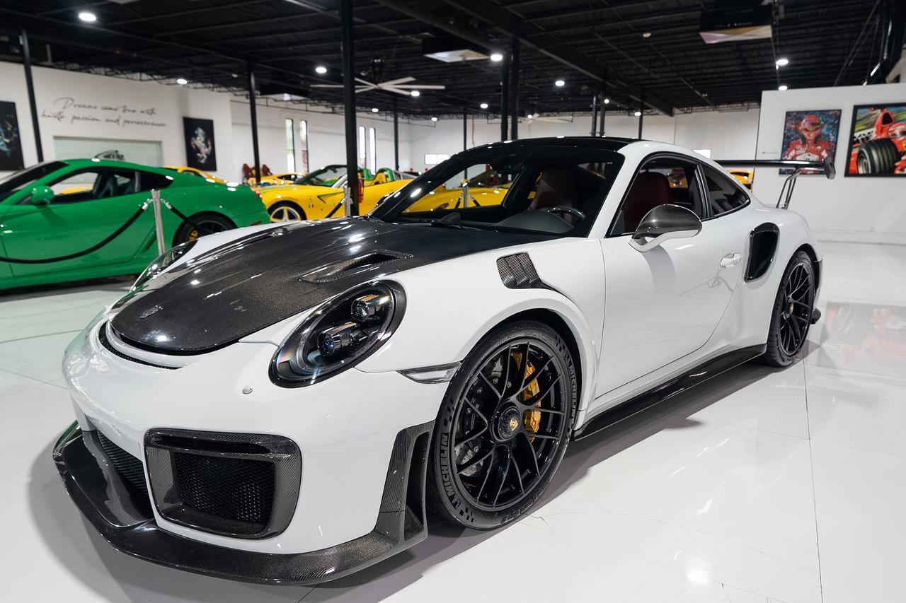 2017 Porsche 911 Turbo S GT2 RS BODY KIT! Carrara White paint, Bordeaux Red interior, Burmester audio AND MUCH MORE!!