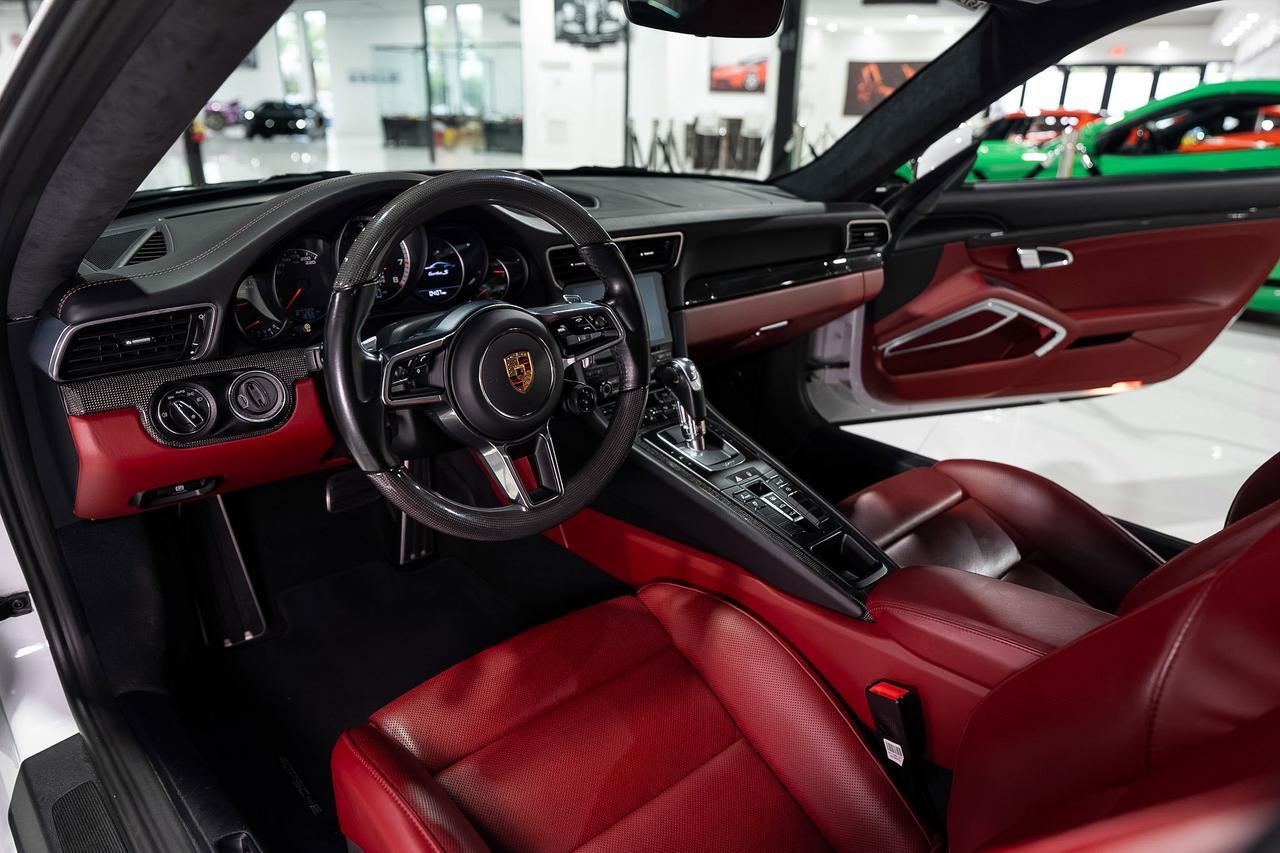 2017 Porsche 911 Turbo S GT2 RS BODY KIT! Carrara White paint, Bordeaux Red interior, Burmester audio AND MUCH MORE!! Fort Lauderdale FL