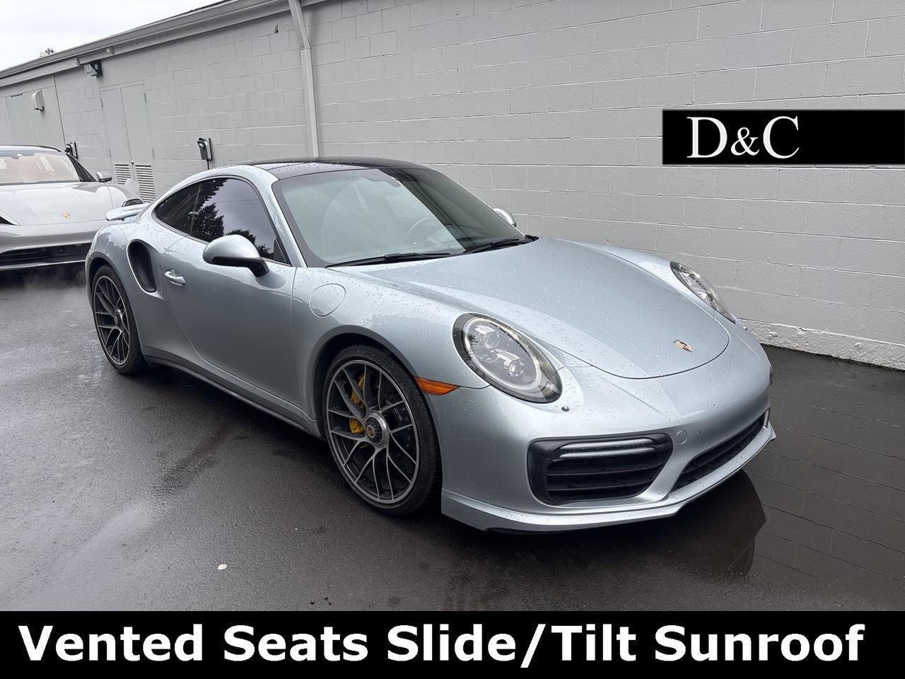 2017 Porsche 911 Turbo S Vented Seats Slide/Tilt Sunroof