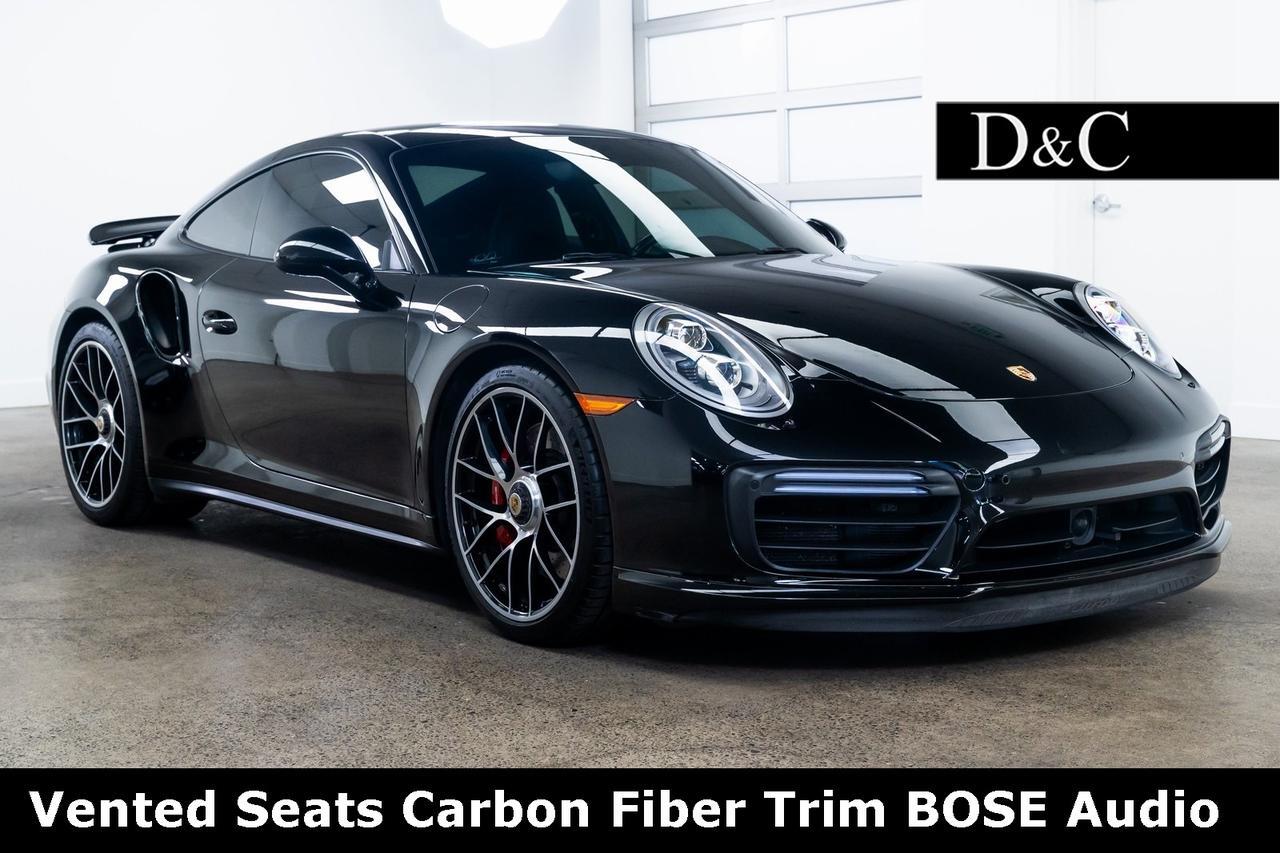 2017 Porsche 911 Turbo Vented Seats Carbon Fiber Trim BOSE Audio Portland OR