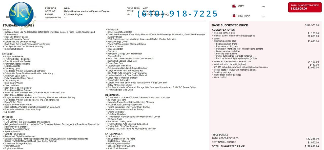 2017 Porsche Cayenne Turbo AWD