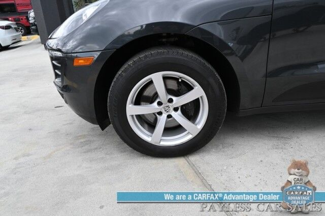 2017 Porsche Macan / AWD / Porsche Connect Plus / Power Leather & Alcantara Seats / Navigation / Lane Departure & Blind Spot Alert / Bluetooth / Backup Camera / Dual Climate Control / Power Liftgate / Keyless Entry / Only 47k Miles Anchorage AK